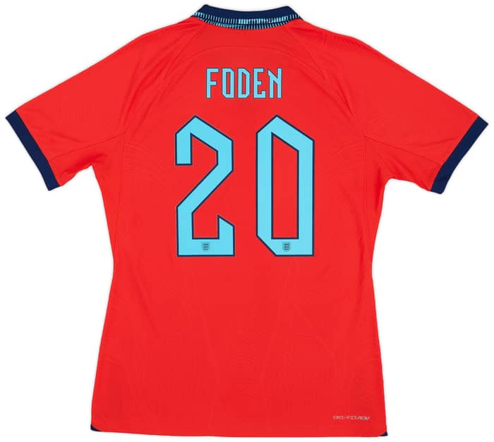 2022-23 England Player Issue Away Shirt Foden #20