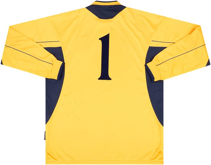 1999-00 England U-18 Match Issue GK Shirt #1 (Evans)