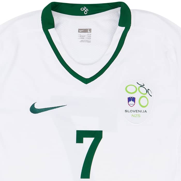 2008-10 Slovenia Match Issue Home Shirt #7