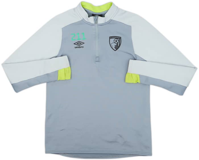 2019-20 Bournemouth Umbro Youth Player Issue 1/4 Zip Training Top #211 - 8/10 - (13-14 Years)
