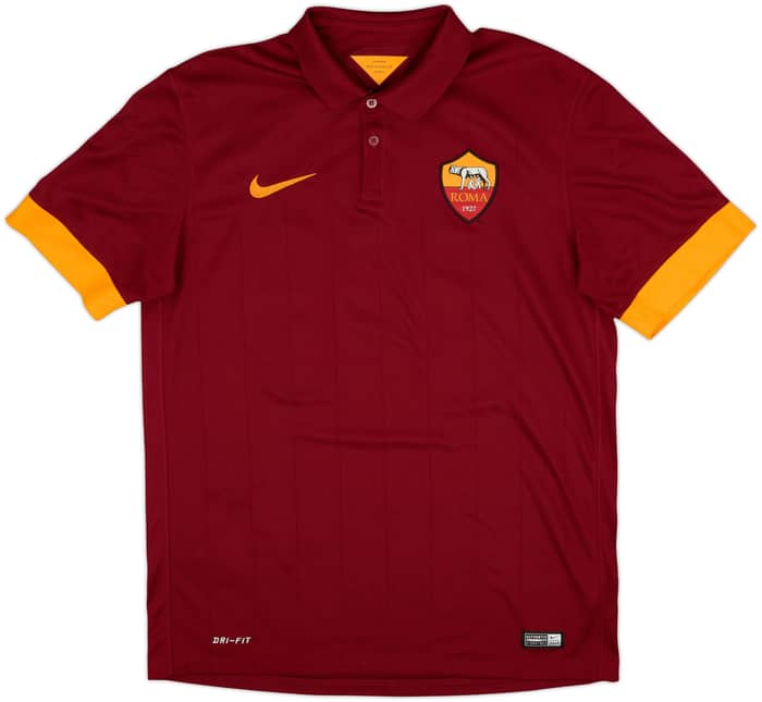 2014-15 Roma Home Shirt Totti #10 - 6/10 - (M)