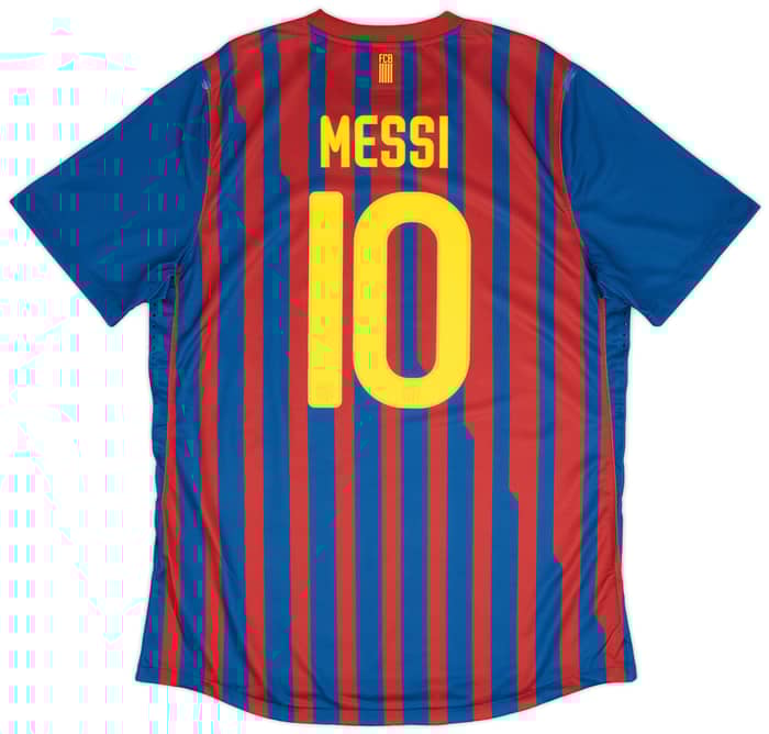 2011-12 Barcelona Player Issue Home Shirt Messi #10 (XL)