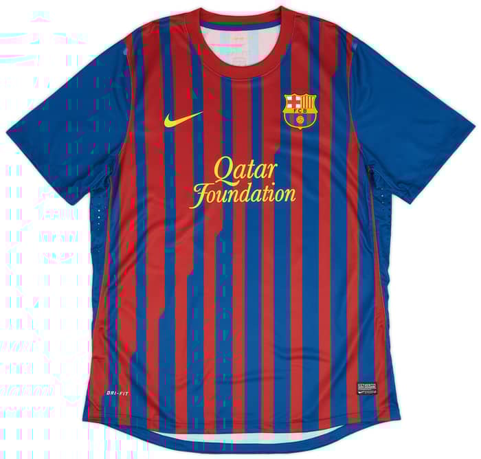 2011-12 Barcelona Player Issue Home Shirt Messi #10 (XL)