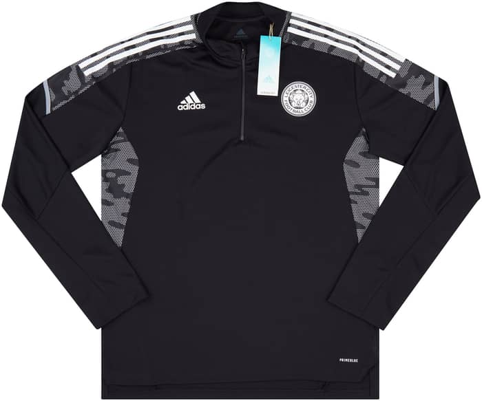 2021-22 Leicester adidas Top de entrenamiento con cremallera 1/4
