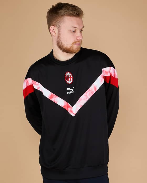 2021-22 AC Milan Puma Iconic Sweat Top