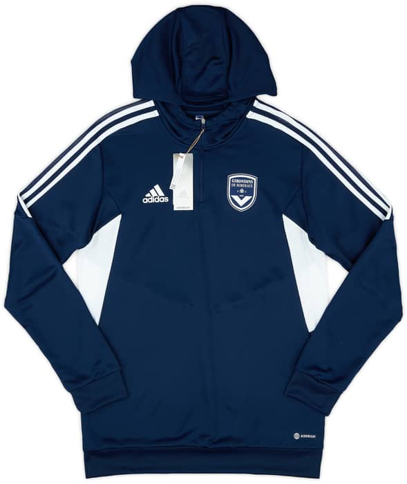 2022-23 Bordeaux adidas 1/4 Zip Hooded Training Top