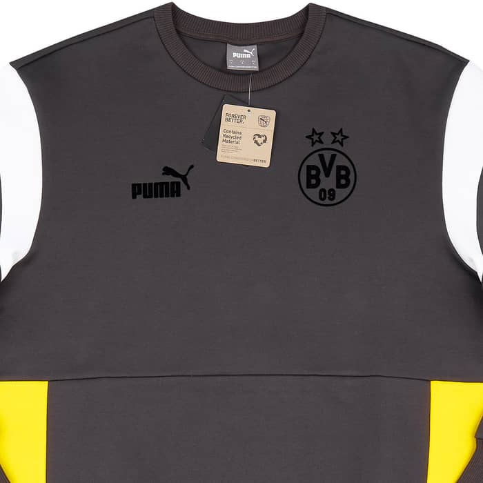 2022-23 Borussia Dortmund Puma FtblArchive Sweat Top