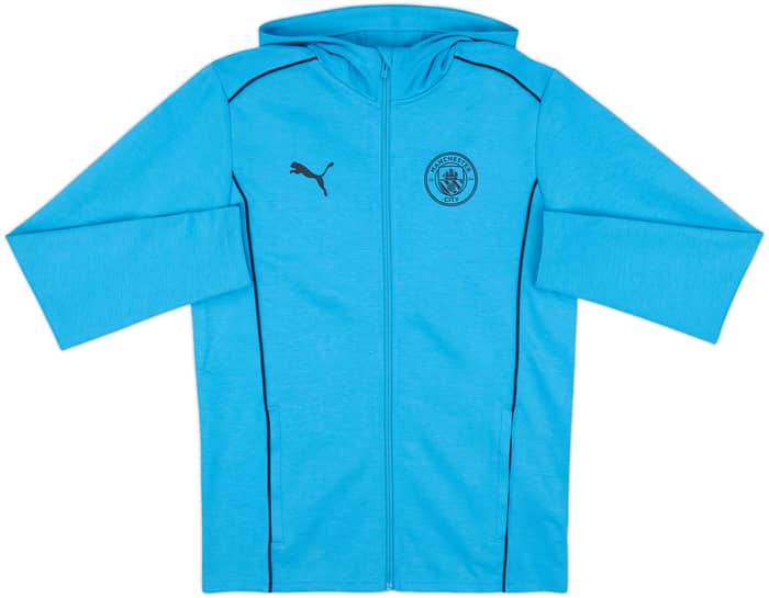 2023-24 Manchester City Puma Casual Hooded Top (XL.Kids)
