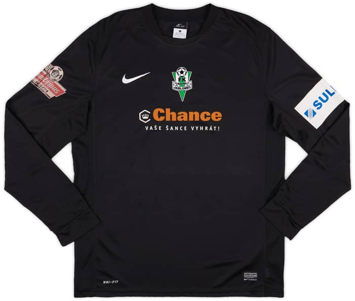 2013-14 FK Jablonec Player Issue Away L/S Shirt # - 9/10