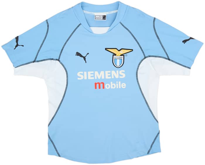 2001-02 Lazio Home Shirt Nesta #13 - 8/10 - (XL.Boys)