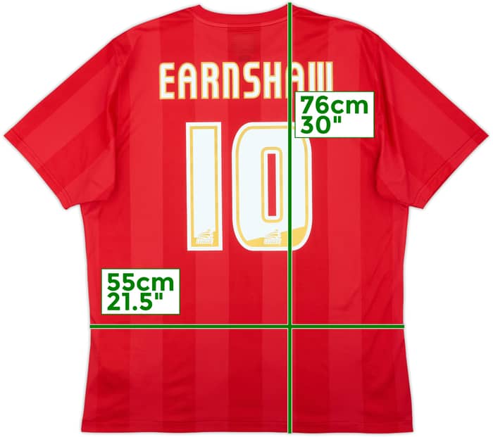 2010-11 Nottingham Forest Home Shirt Earnshaw #10 - 8/10 - (L)