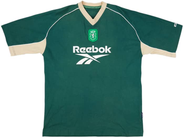 2000-01 Sporting CP Reebok Cotton Tee - 7/10 - (L)