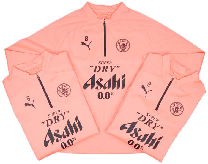 2024-25 Manchester City Player Issue 1/4 Zip Rain Top # - 9/10