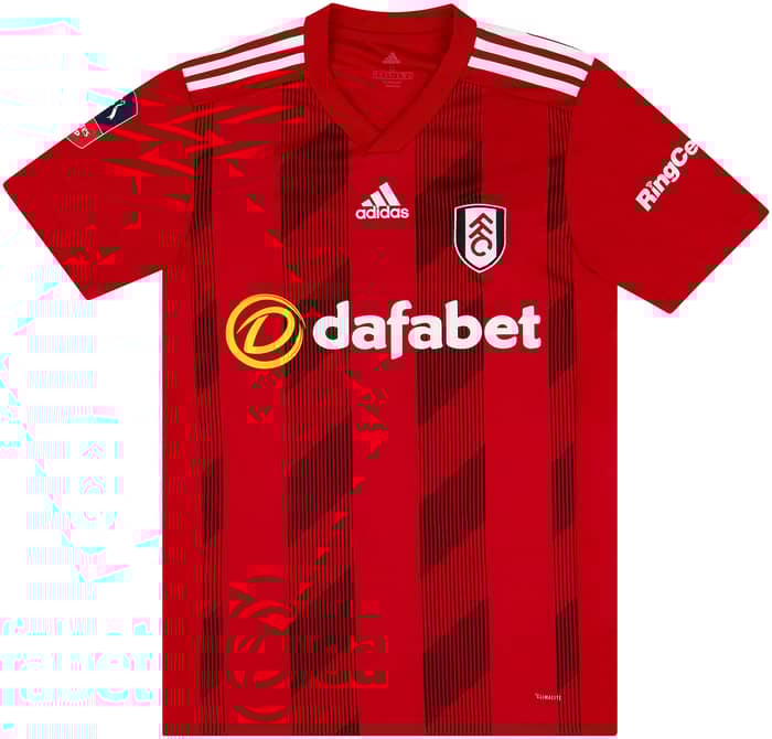 2019-20 Fulham Match Issue FA Cup Signed Away Shirt De La Torre #36 (v Man City)