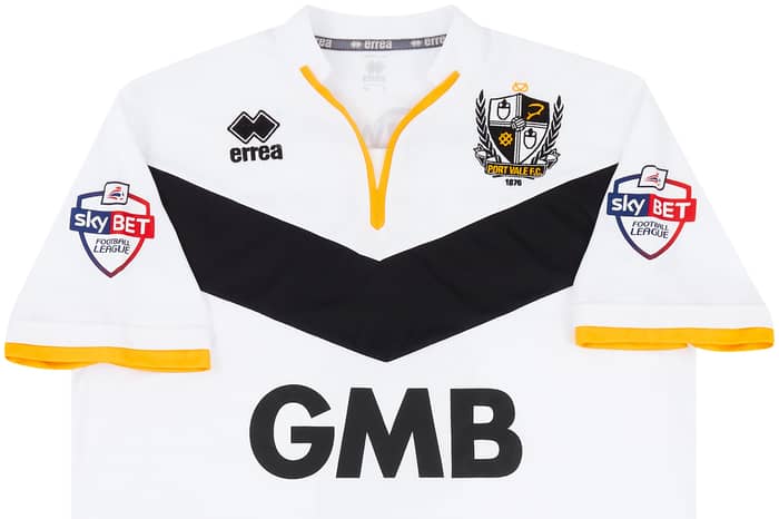 2015-16 Port Vale Match Issue Home Shirt Williamson #9