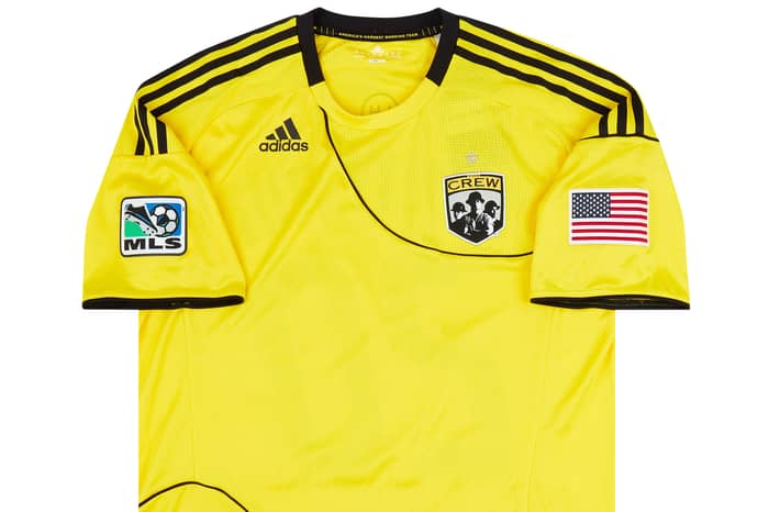 2011 Columbus Crew Match Issue Home Shirt Renteria #20