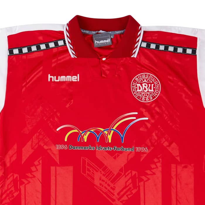 1996-98 Denmark Match Issue Home Shirt #2