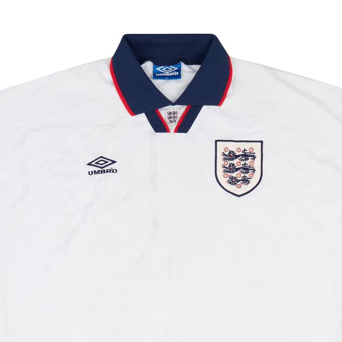 1994 England Match Issue Home Shirt #8 (Selley)