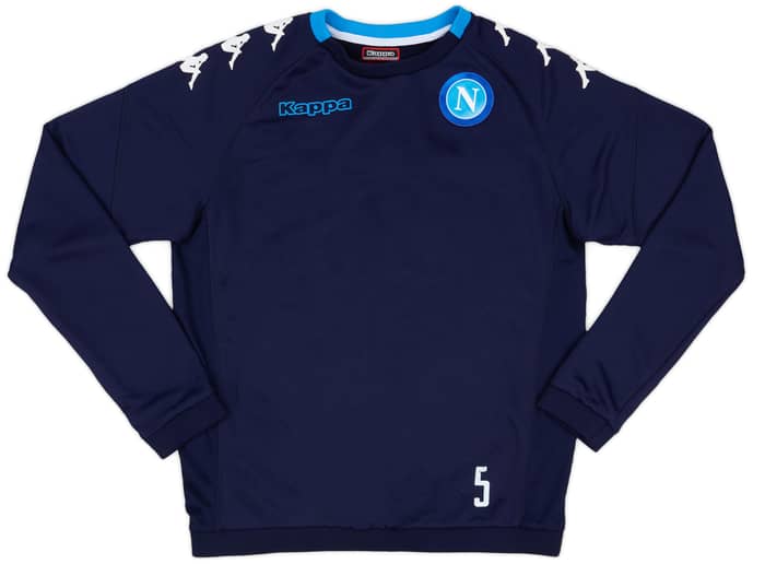 2017-18 Napoli Player Issue Training Top # - 5/10
