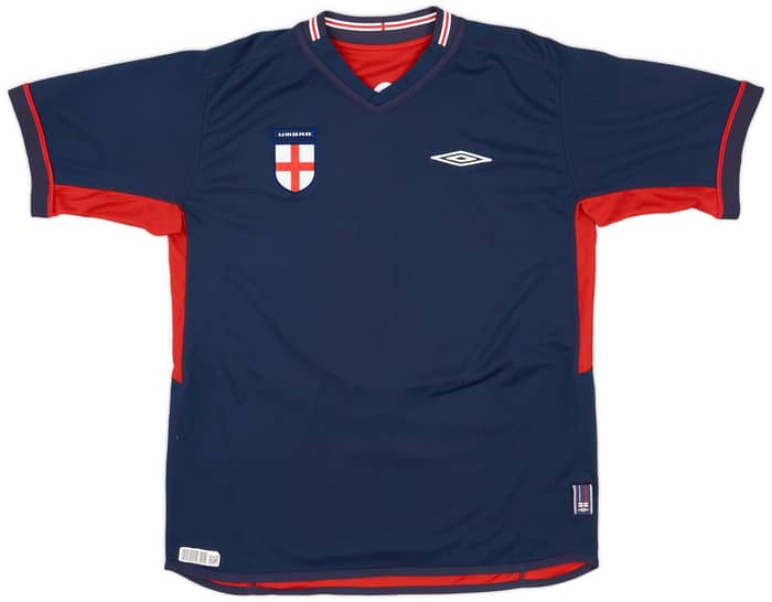 2002-04 England Away Shirt Scholes #8 - 9/10 - (L)