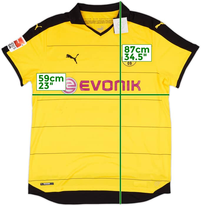 2015-16 Borussia Dortmund Home Shirt Sokratis #25 (XXL)