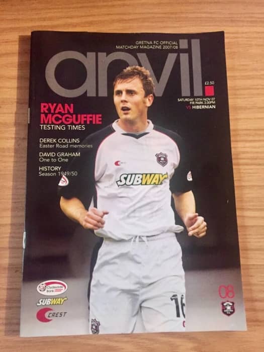 Camiseta de local del Gretna 2007-08 - 8/10 - (L)