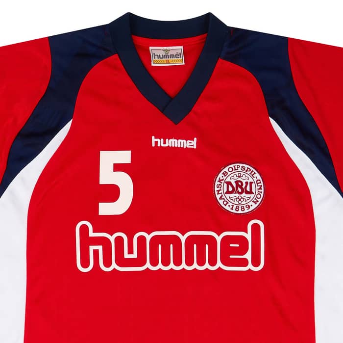 1998 Denmark Player Issue Training Shirt Heintze #5