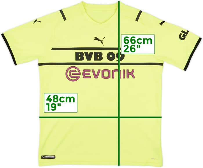 2021-22 Borussia Dortmund European Home Shirt Bellingham #22 - 5/10 - (S)