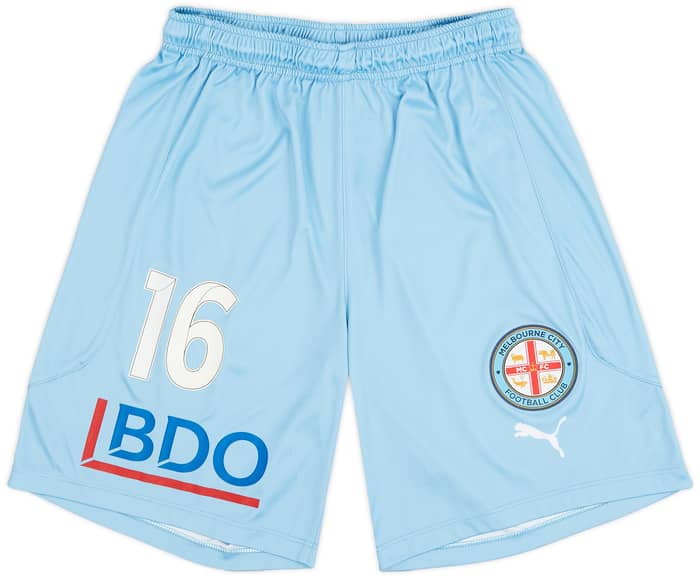 2020-21 Melbourne City Match Issue Home Shorts # - 3/10 - (L)