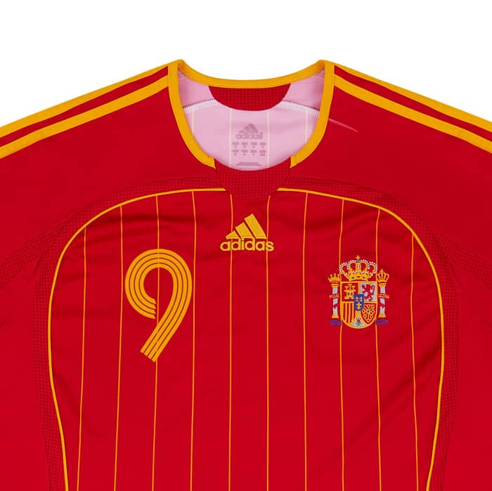 2006-08 Spain Home Shirt Torres #9 - 6/10 - (S)