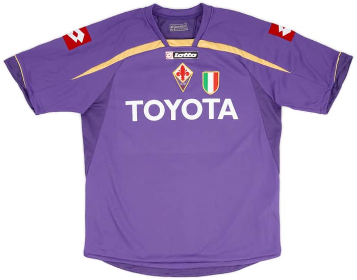 2009-10 Fiorentina Player Issue Home Shirt # - 5/10 - (L)
