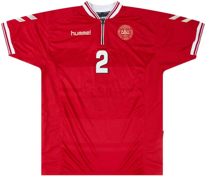 2000-02 Denmark Match Issue Home Shirt #2