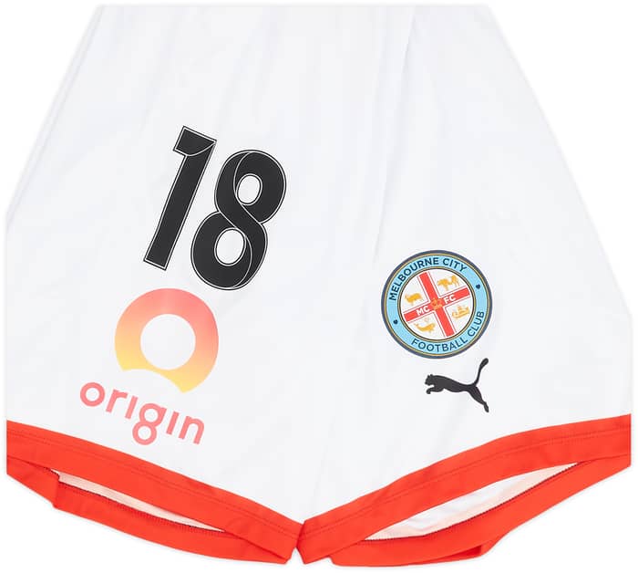 2021-22 Melbourne City Player Issue Third Shorts # - 3/10