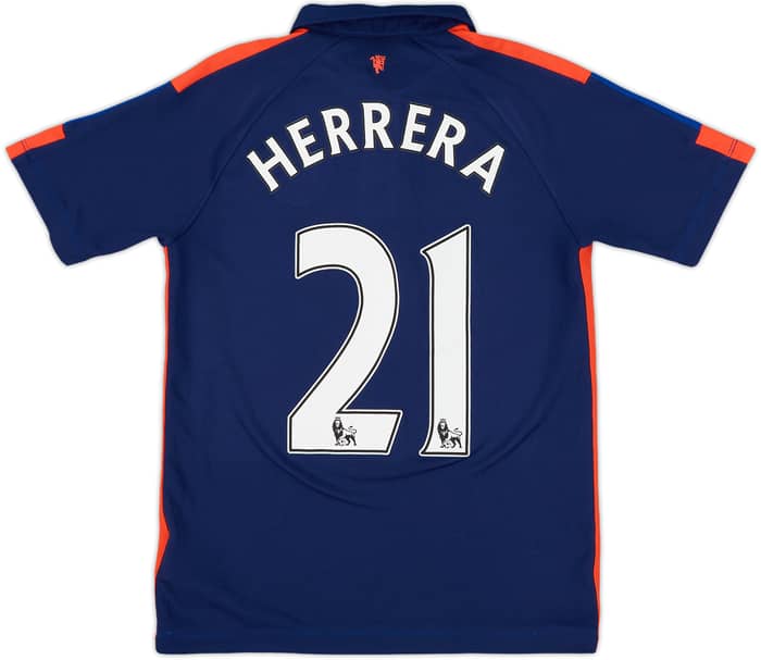 2014-15 Manchester United Third Shirt Herrera #21 - 8/10 - (L.Boys)