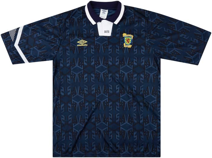 1992-93 Scotland Match Issue Home Shirt #14 (Bowman)