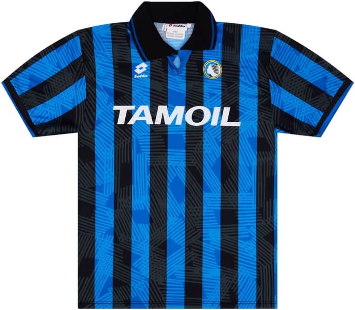 1992-93 Atalanta Match Worn Home Shirt #6 (Montero) v Lazio