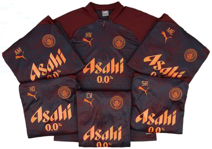 2023-24 Manchester City Staff Issue 1/4 Zip Training Top - 5/10