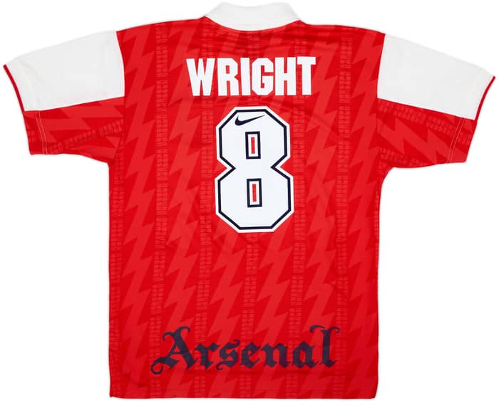 1994-96 Arsenal Home Shirt Wright #8 - 8/10 - (L)