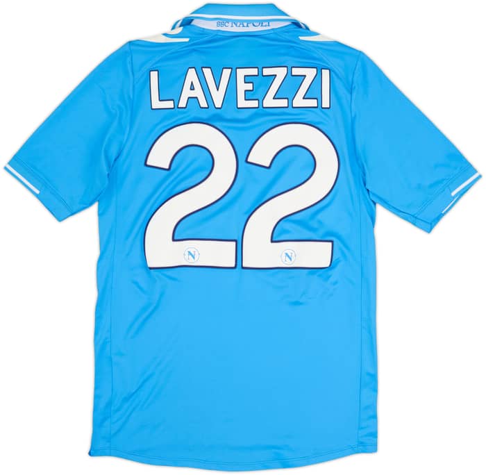 2011-12 Napoli 'Finale' Home Shirt Lavezzi #22 - 7/10 - (M)