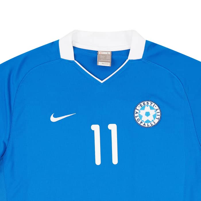 2008-09 Estonia Match Issue Home Shirt #11