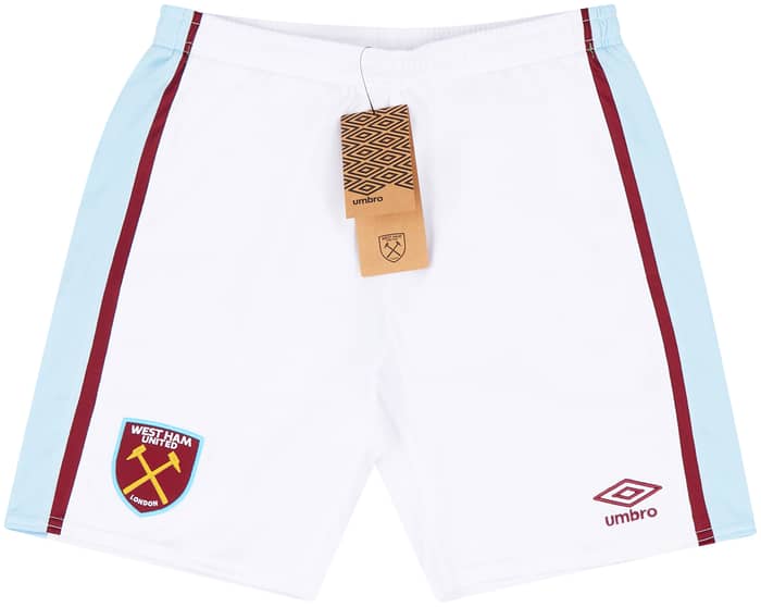 2021-22 West Ham Home Shorts - NEW - (KIDS)