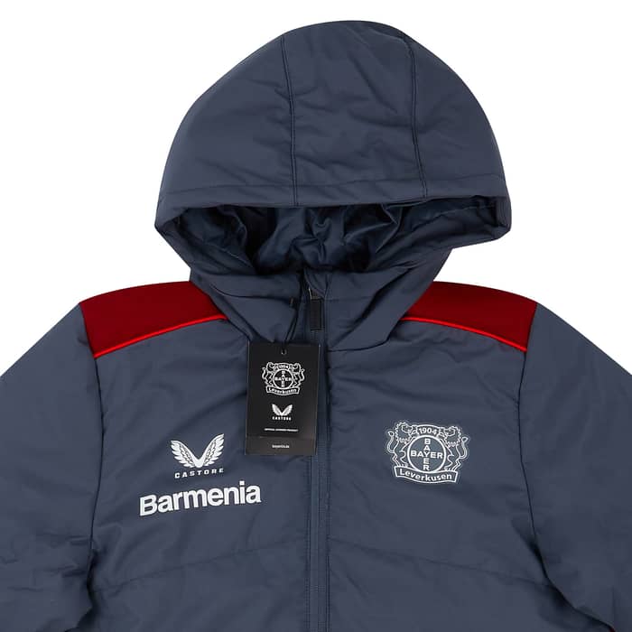 2022-23 Bayer Leverkusen Castore Padded Bench Jacket (KIDS)