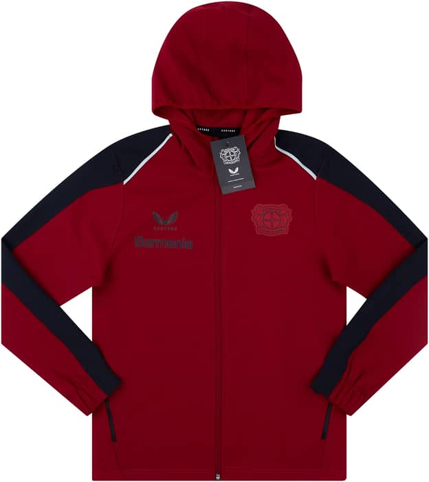 2022-23 Bayer Leverkusen Castore Travel Hooded Jacket (KIDS)