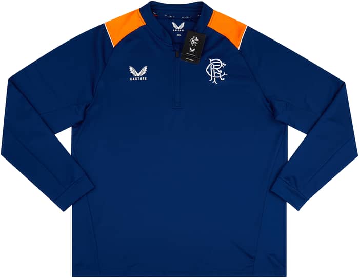 2022-23 Rangers Castore 1/4 Zip Training Top