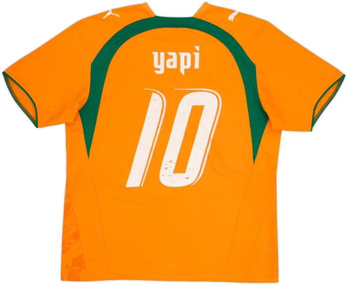 2006-07 Ivory Coast Home Shirt Yapi #10 - 5/10 - (L)