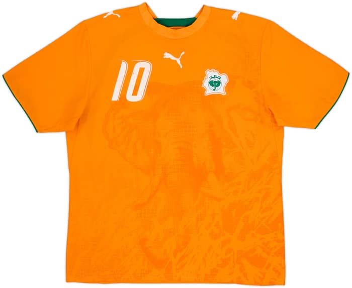 2006-07 Ivory Coast Home Shirt Yapi #10 - 5/10 - (L)