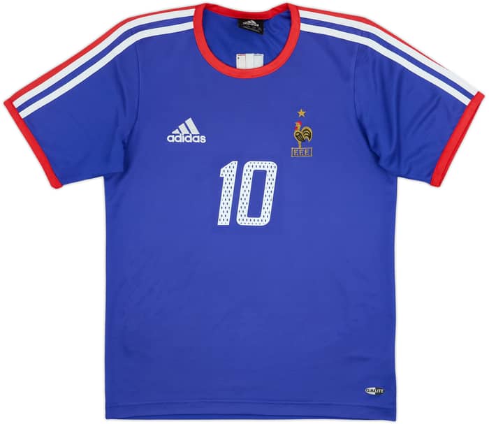 2004-06 France Basic Home Shirt Zidane #10 - 8/10 - (XS)