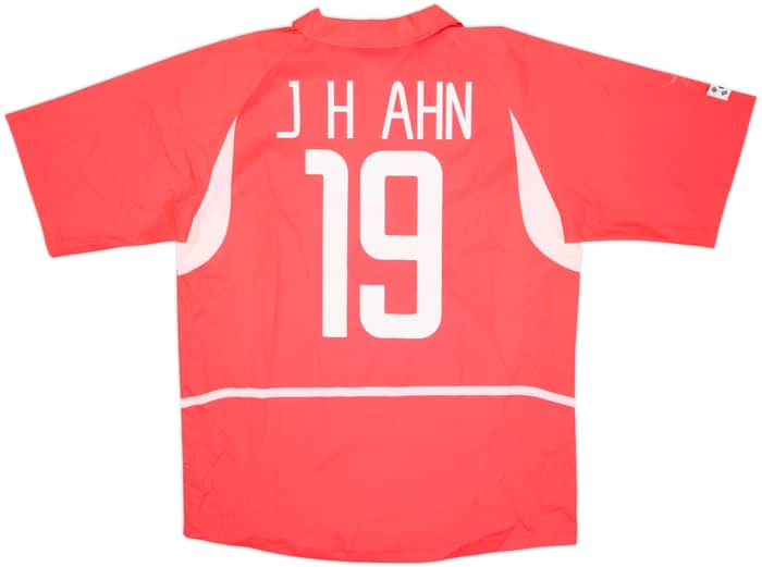 2002-03 South Korea Home Shirt J.H.Ahn #19 - 6/10 - (M)