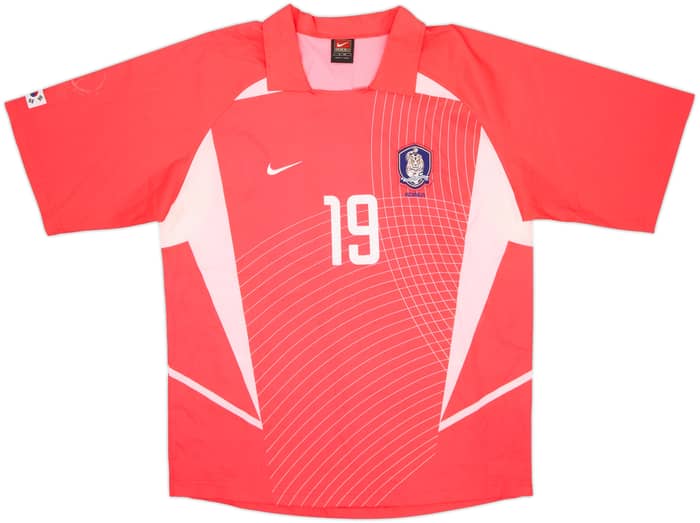 2002-03 South Korea Home Shirt J.H.Ahn #19 - 6/10 - (M)