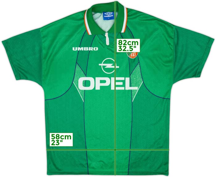 1994-95 Ireland Home Shirt - 8/10 - (XL)